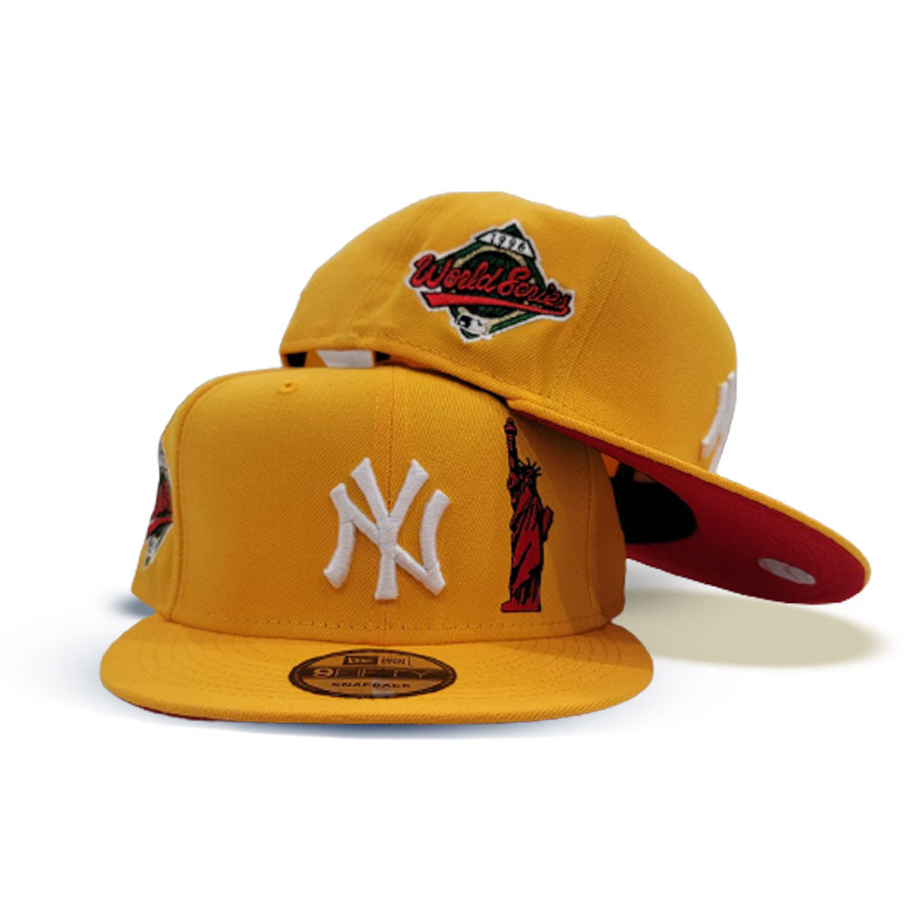 Yellow New York Yankees Statue Liberty 1996 World Series Red