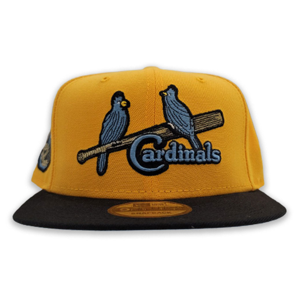Yellow St. Louis Cardinals Icy Blue Bottom 1934 World Series Side Patch 9Fifty New Era Snapback