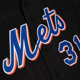 New York Mets Mike Piazza Mitchell & Ness Black Cooperstown Collection Mesh Batting Practice Jersey