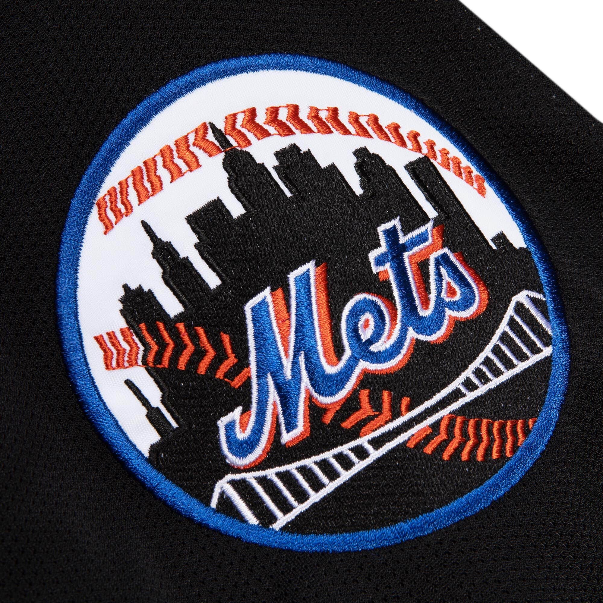 Mike Piazza New York Mets Mitchell & Ness Cooperstown Collection Mesh  Batting Practice Button-Up Jersey - Orange