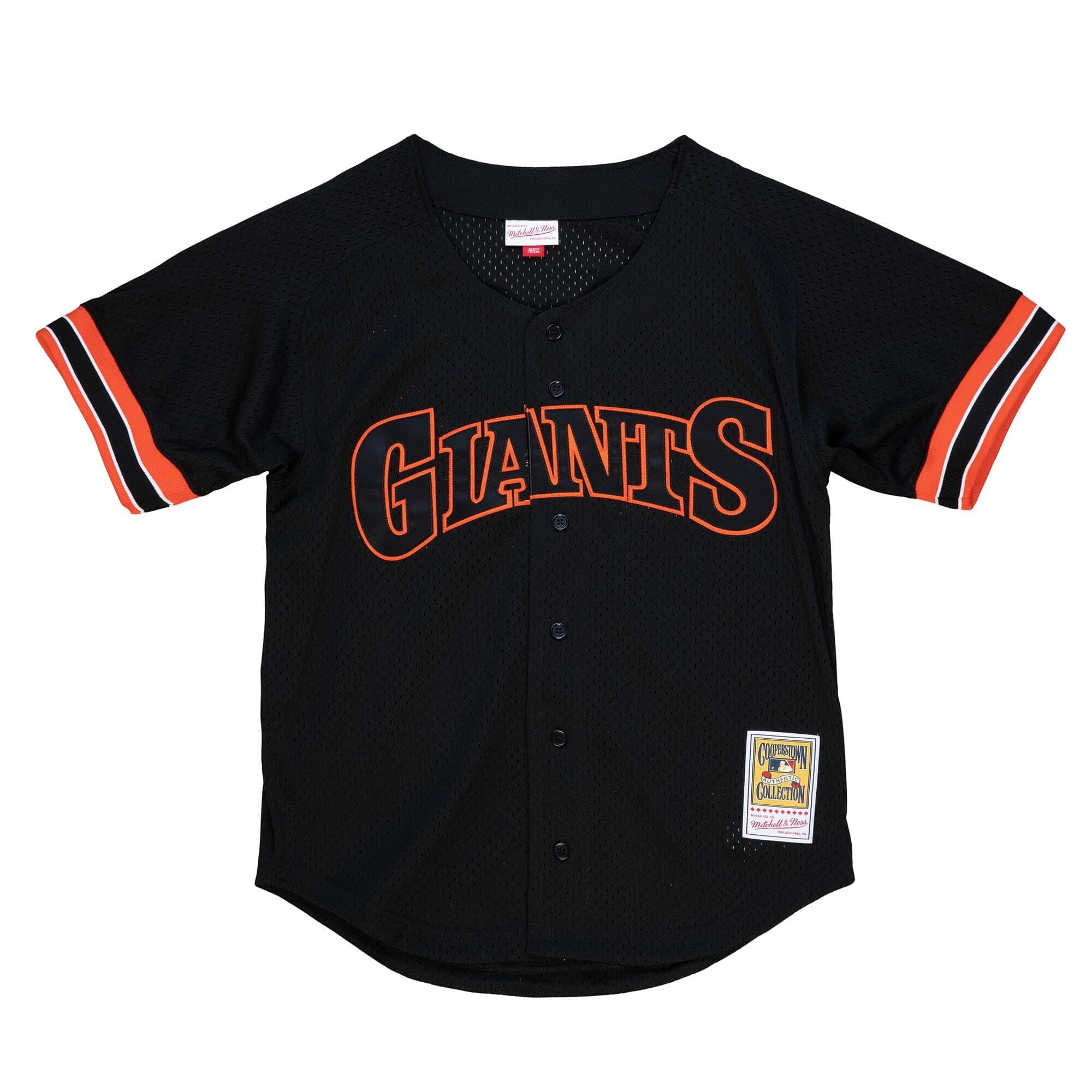 Mitchell & Ness doesn't make the seldom seen 1994-1999 San Francisco Giants  road batting practice jersey, but collector Dan C. really wanted one. He  procured the home version on , and stripped