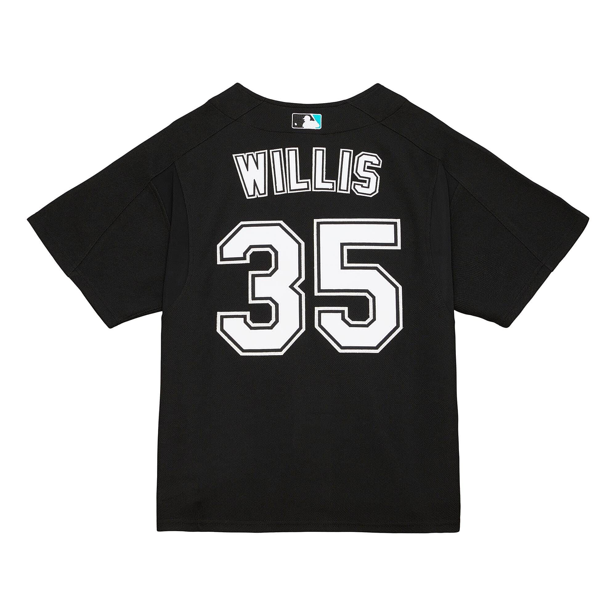 Florida Marlins Dontrelle Willis Mitchell & Ness 2003 Black Jersey