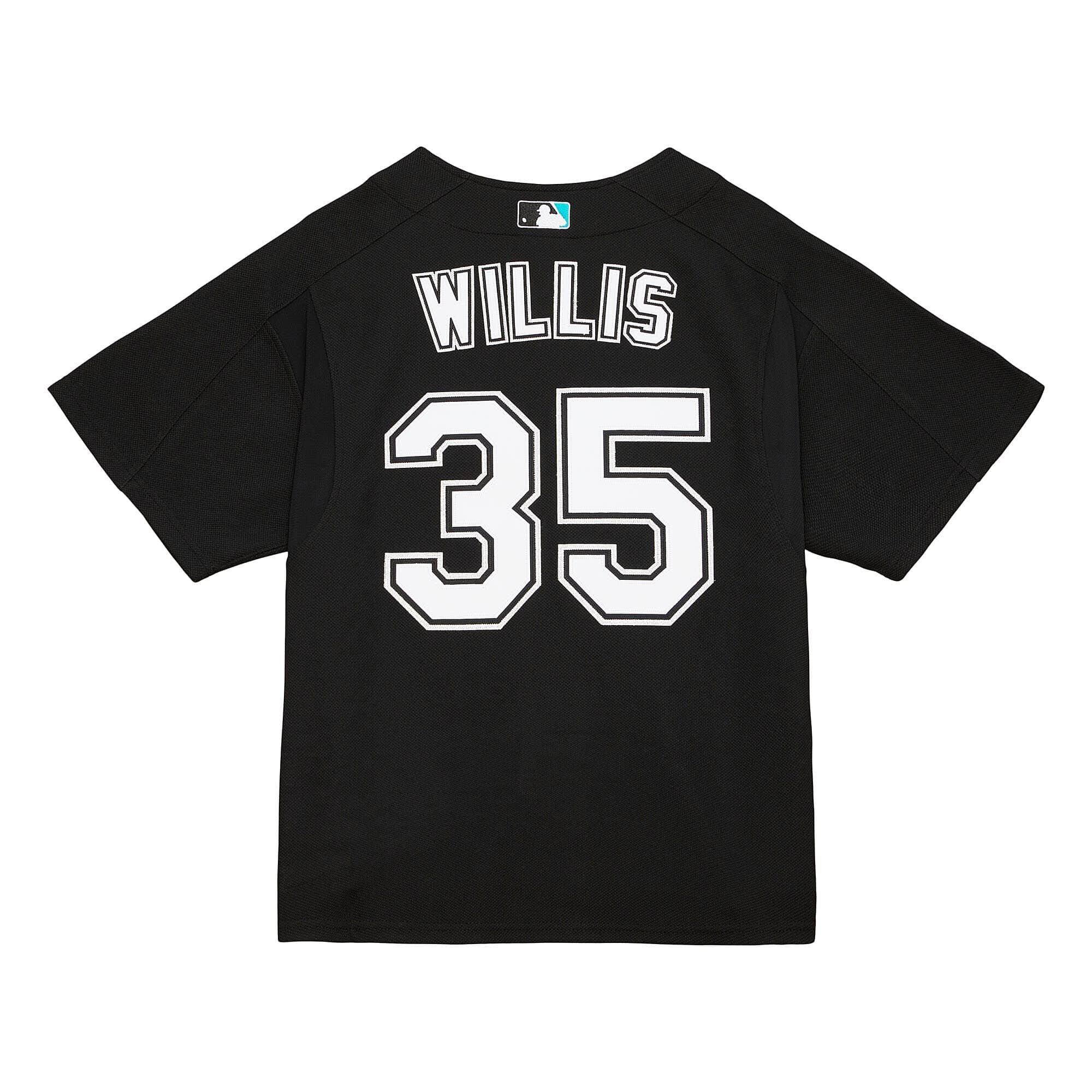 Florida Marlins Dontrelle Willis Mitchell Ness 2003 Black Jersey