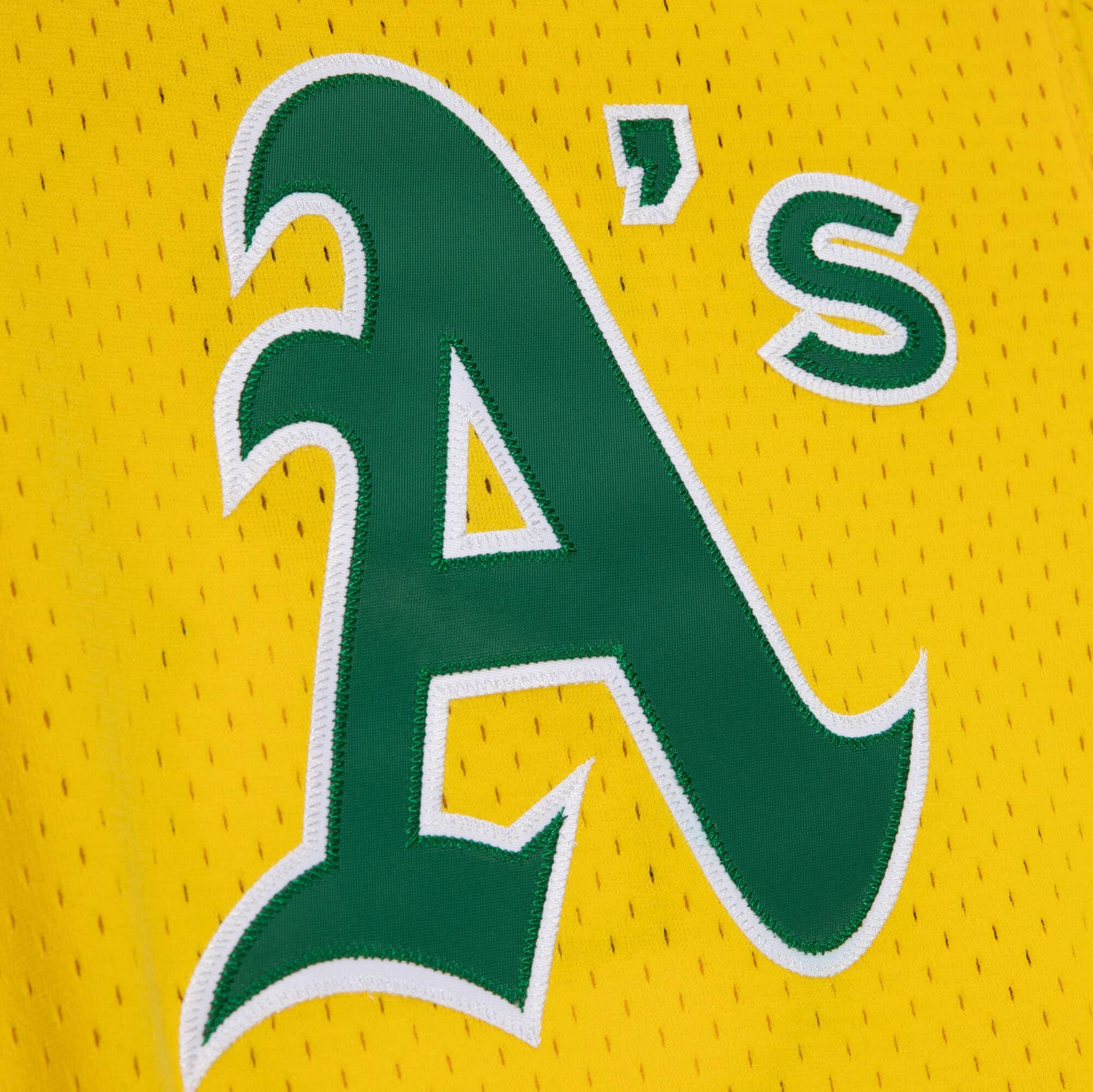 Mitchell & Ness, Shirts, Authentic Oakland Athletics Rickey Henderson  Jersey