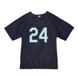 Seattle Mariners Ken Griffey Jr Mitchell & Ness 2010 Navy Blue Cooperstown Collection Mesh Batting Practice Jersey