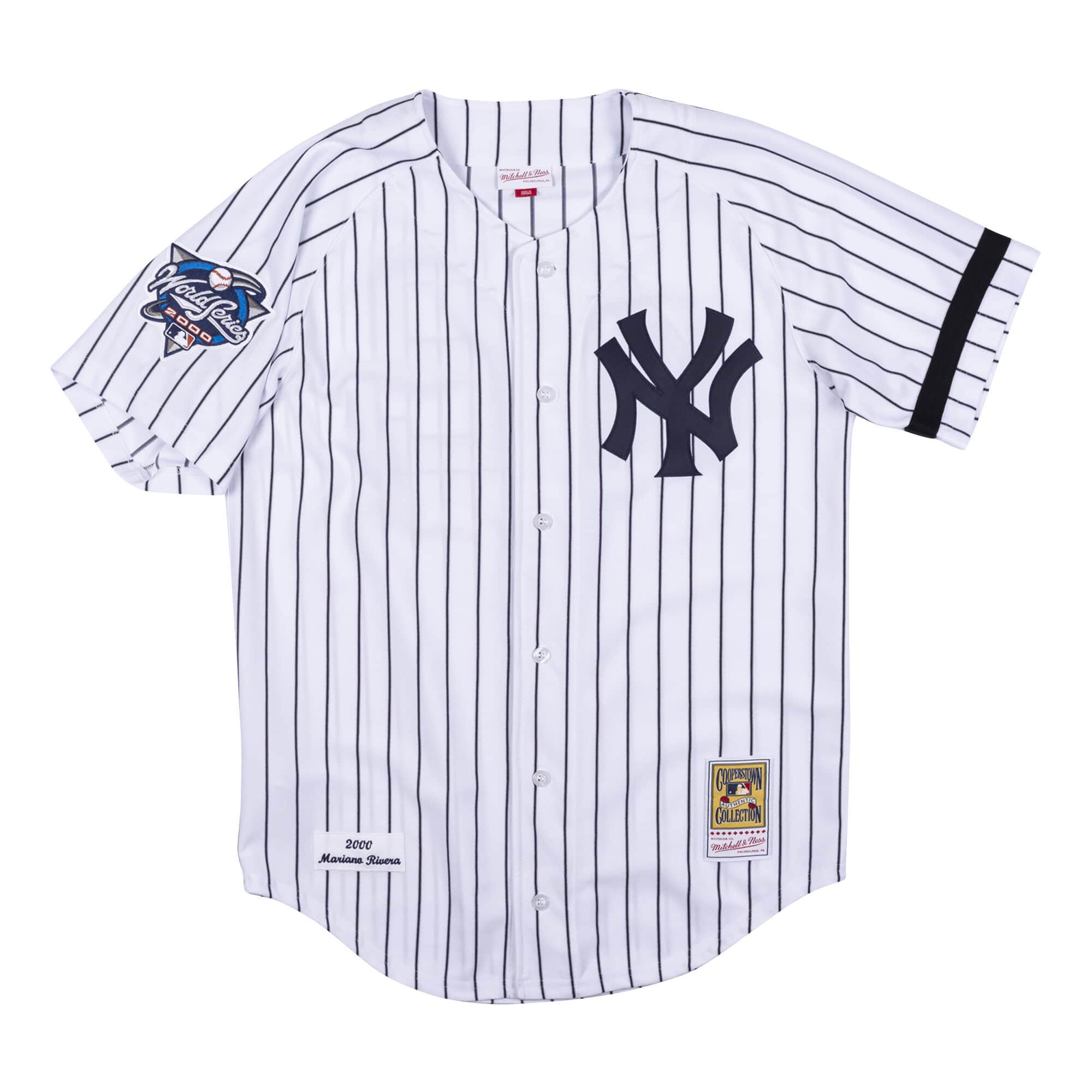 Mitchell & Ness Authentic Jersey White NY Yankees 2000 WS Bernie Williams