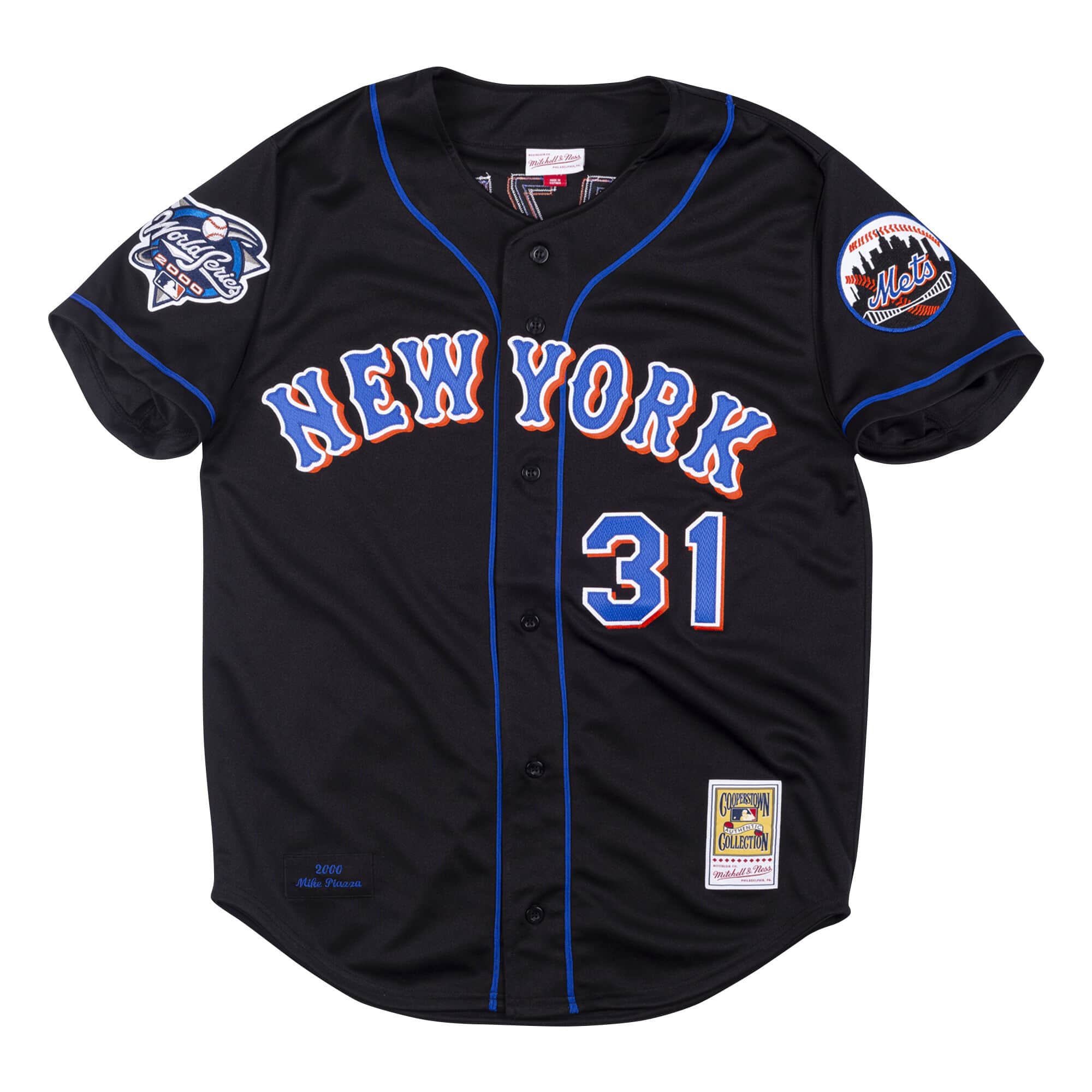 Mitchell & Ness Authentic New York Mets 2000 Mike Piazza Jersey S