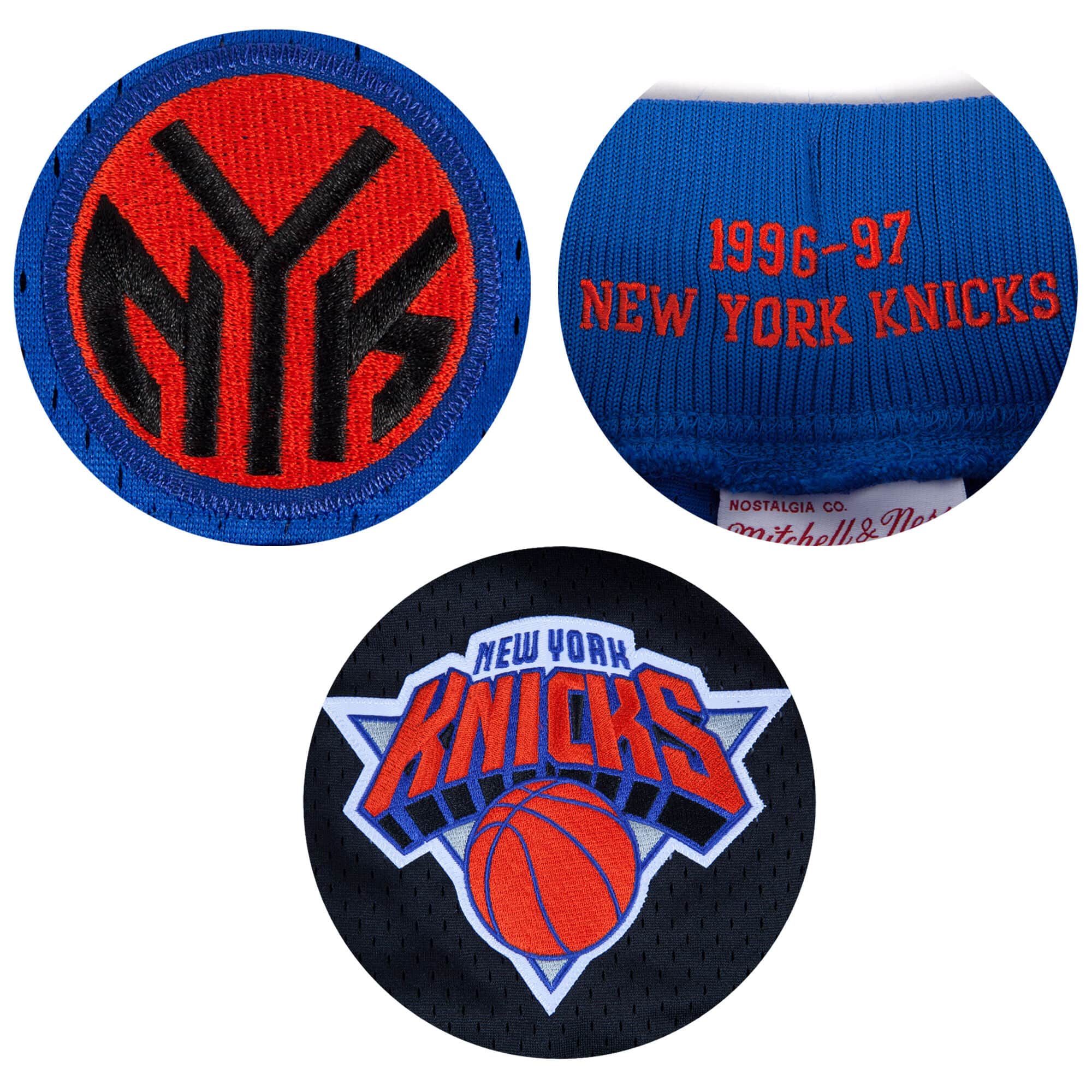 New York Knicks Mitchell & Ness Embroidered Hardwood … - Gem