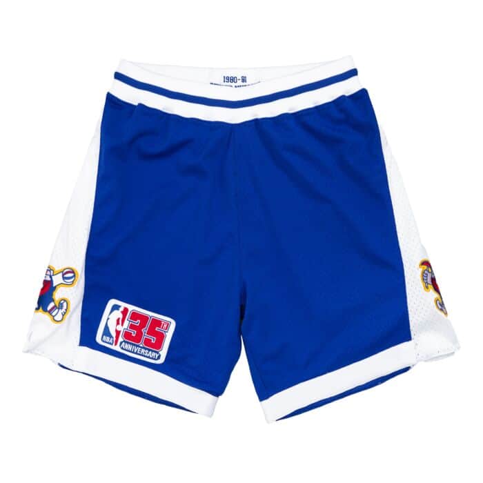 Mitchell & Ness Royal Blue Denver Nuggets 1980-81 Men's Authentic NBA Shorts
