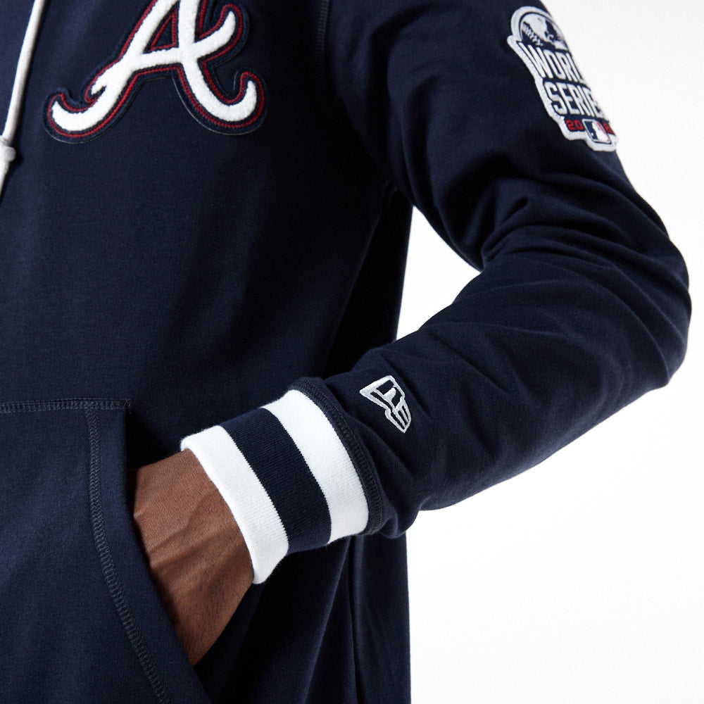 Atlanta Braves Mens Sweatshirt New Era Elite Hoodie Navy – THE 4TH