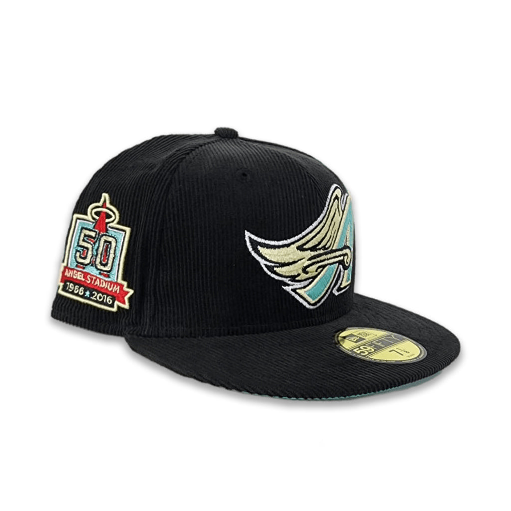 Las Vegas Raiders New Era Black Custom Mint Side Patch 59FIFTY Fitted Hat, 7 / Black