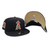 Black Los Angeles Angels Vegas Gold Bottom #17 Shohei Ohtani Side Patch New Era 59Fifty Fitted