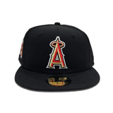 Black Los Angeles Angels Vegas Gold Bottom #17 Shohei Ohtani Side Patch New Era 59Fifty Fitted