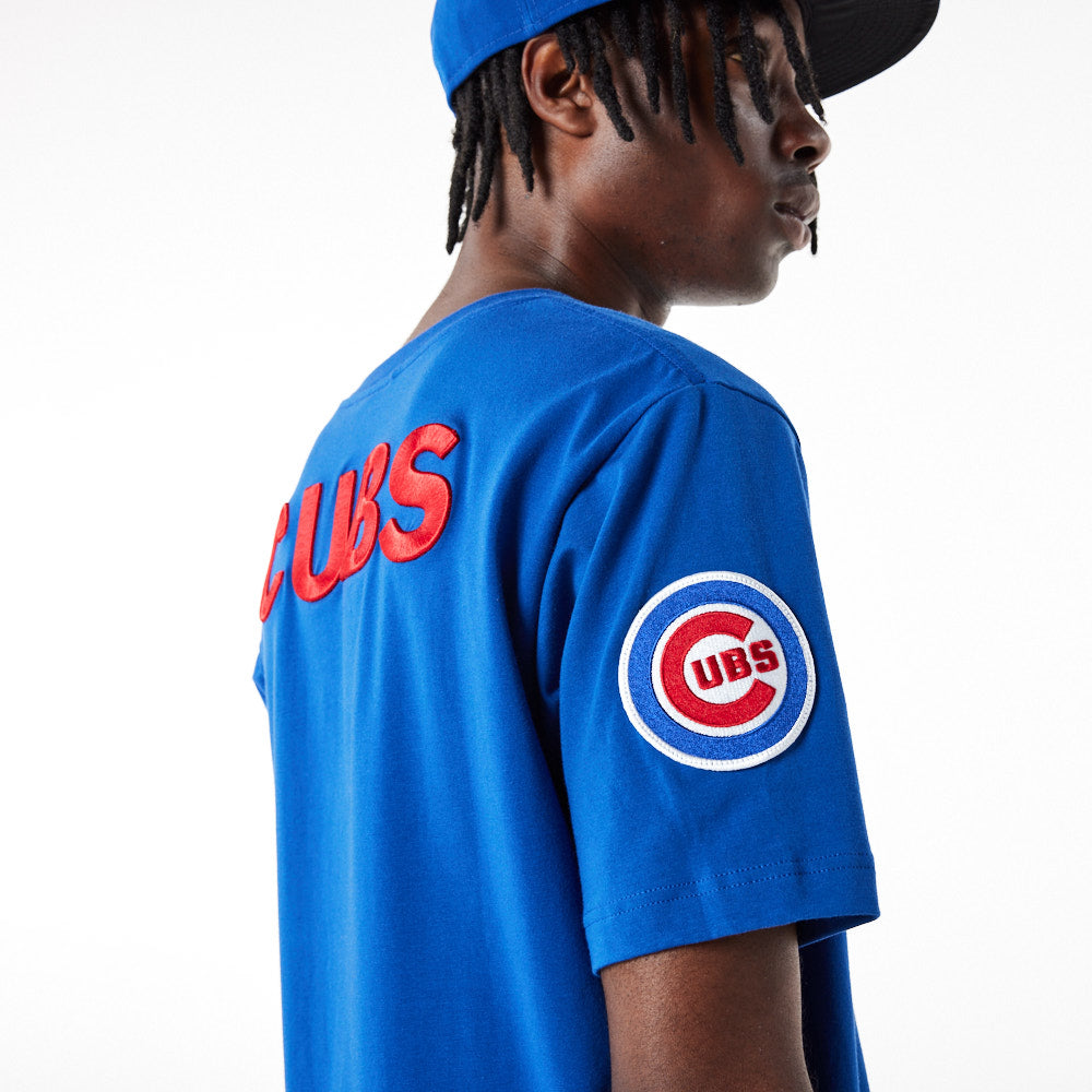 Women's New Era Blue Chicago Cubs Historic Champs T-Shirt Size: Large