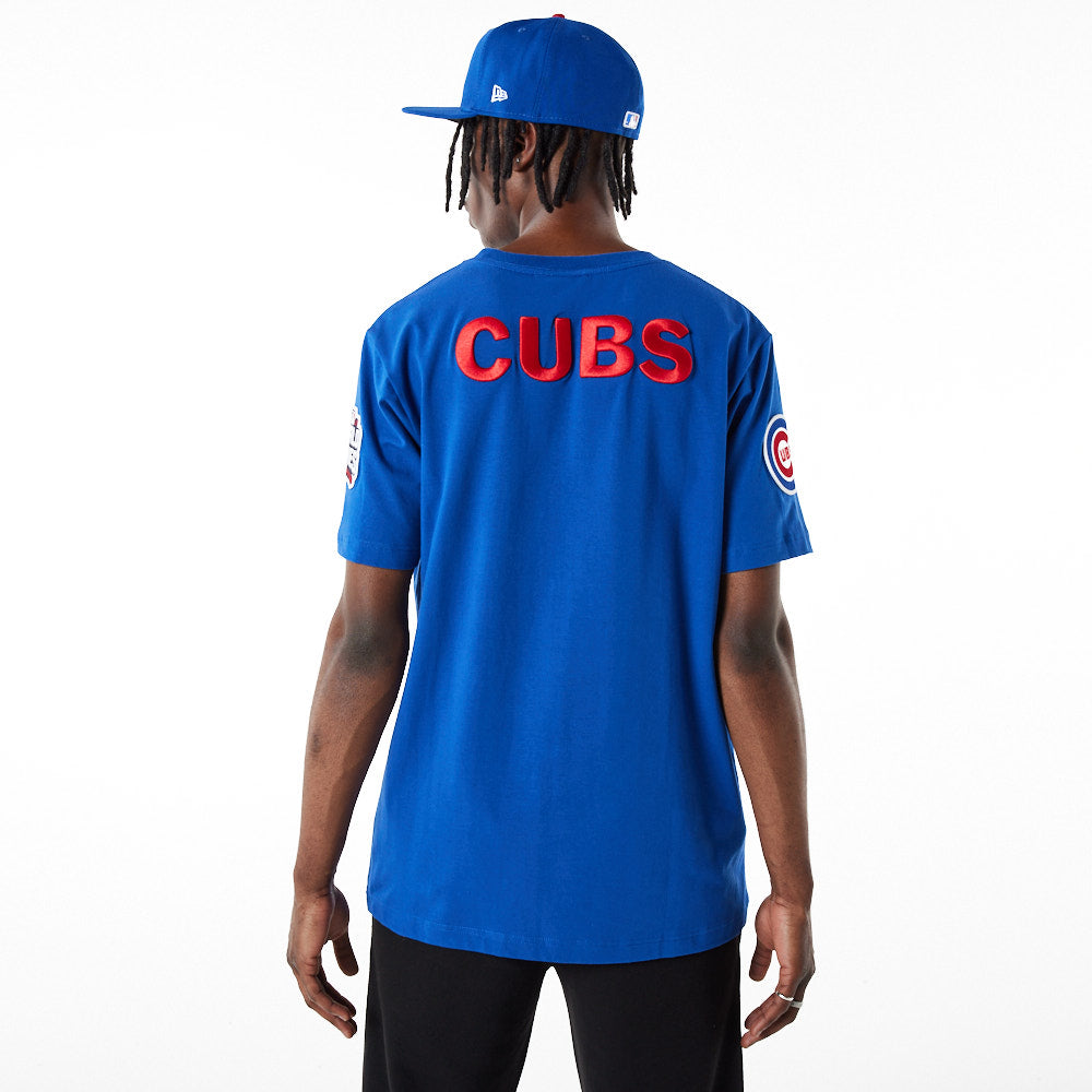 Women's Chicago Cubs New Era Blue Historic Champs T-Shirt