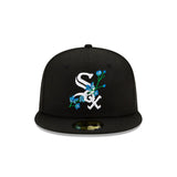 Black Chicago White Sox Icy Blue Bottom 2005 World Series Side Patch Bloom New Era 59Fifty Fitted