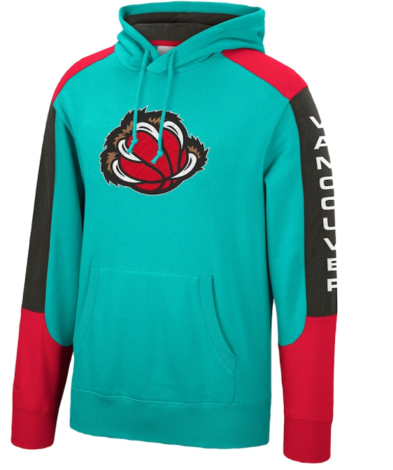 Product - Mitchell & Ness Vancouver Grizzlies Fusion Fleece Hoodie