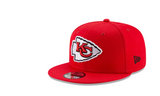 Red Kansas City Chiefs New Era Super Bowl LVII Side Patch 9FIFTY Snapback