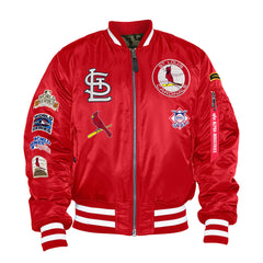 Jacket Makers St. Louis Cardinals Navy Bomber Jacket