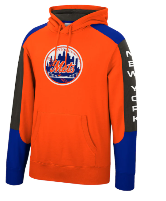Mitchell Ness New York Mets Fusion Fleece Hoodie – Exclusive