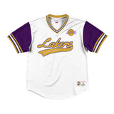 Mitchell & Ness Top Prospect Mesh V-Neck Los Angeles Lakers Jersey