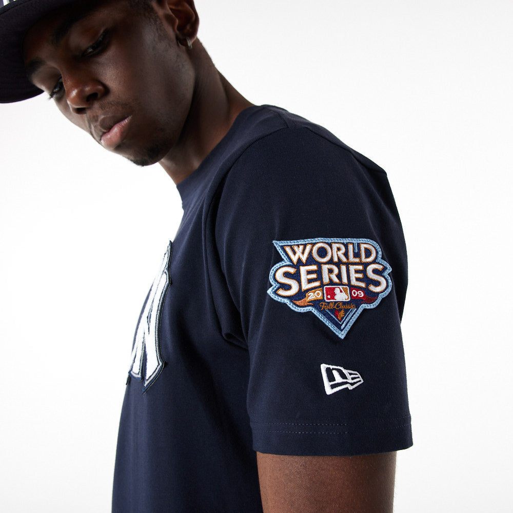T-shirts New Era New York Yankees Team Wordmark Oversized Tee Navy