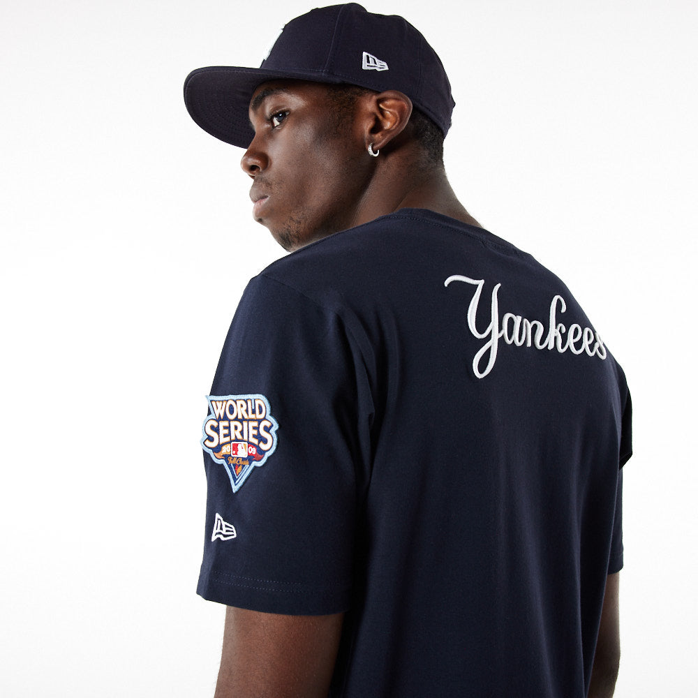 Navy Blue New York Yankees 2009 World Series New Era Elite T-Shirt M