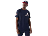 Navy Blue Atlanta Braves 2021 World Series New Era Elite T-Shirt