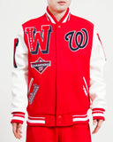 Pro Standard Washington Nationals Wool Varsity Red Heavy Jacket