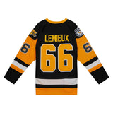 Mitchell & Ness Blue Line Mario Lemieux Pittsburgh Penguins 1991 Authentic Hockey Jersey