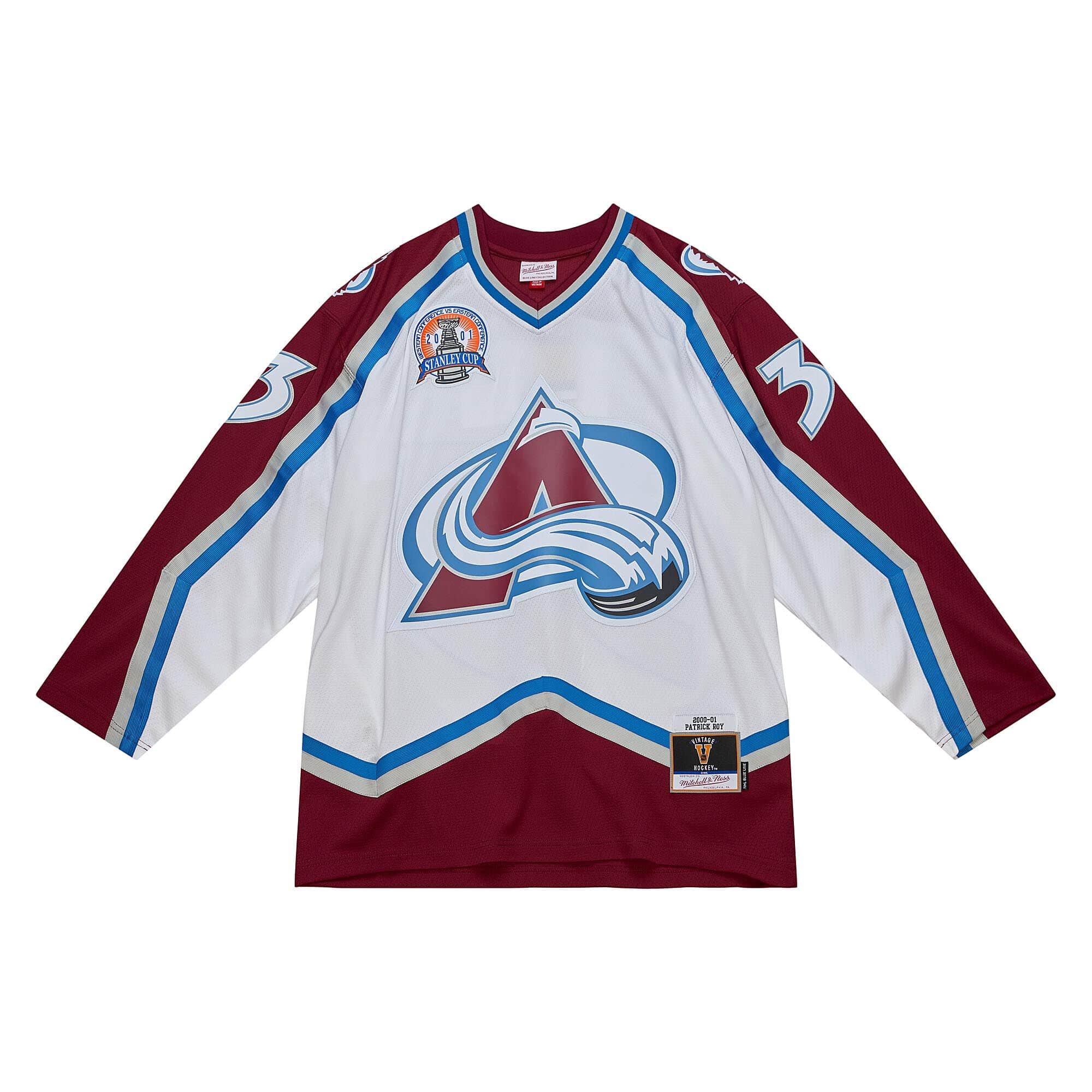 Blue Line Patrick Roy Colorado Avalanche 2000 Authentic Hockey Jersey