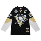 Mitchell & Ness Blue Line Sidney Crosby Pittsburgh Penguins 2008 Authentic Hockey Jersey