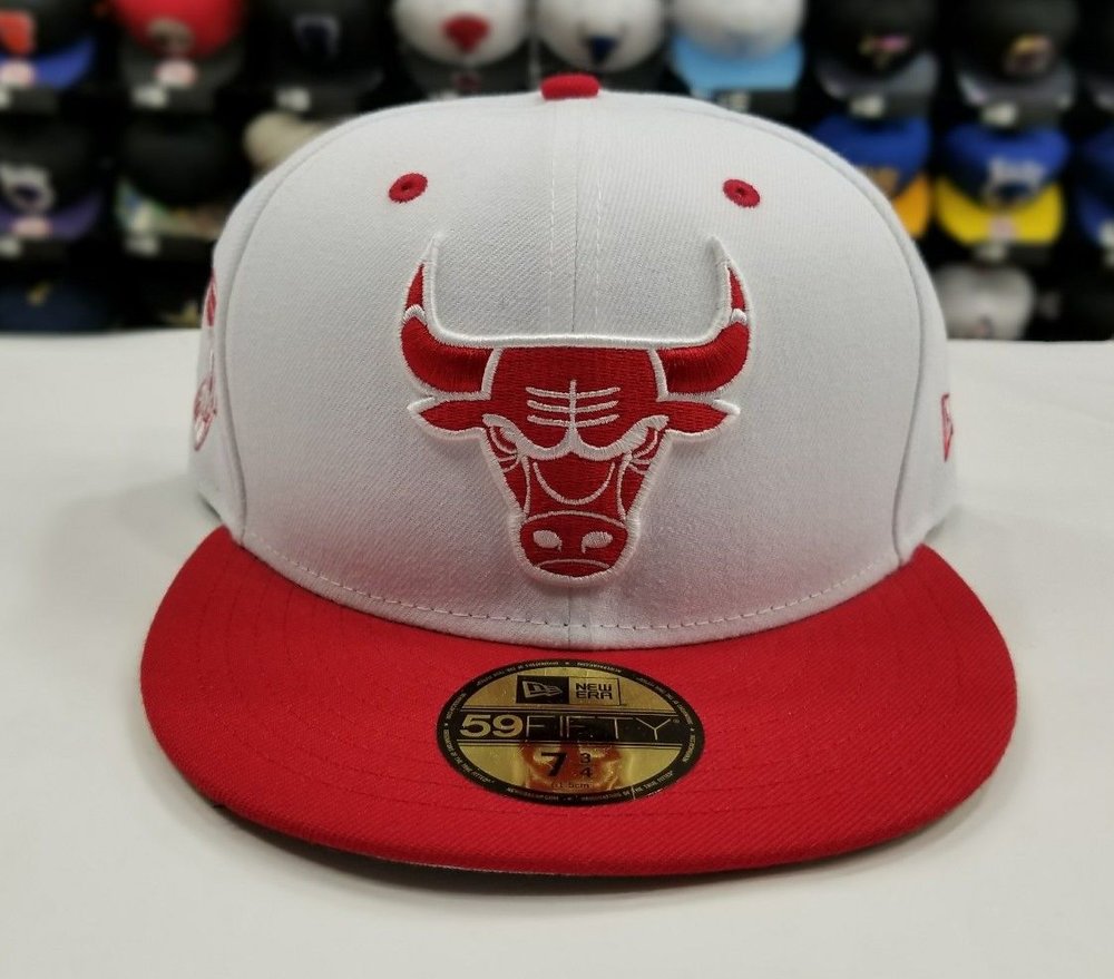 Matching New Era Chicago Bulls Fitted hat Jordan 13 History Of Flight White Red