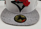 Matching New Era 5950 Toronto Blue Jays Fitted hat Cap For Jordan 5 White Cement