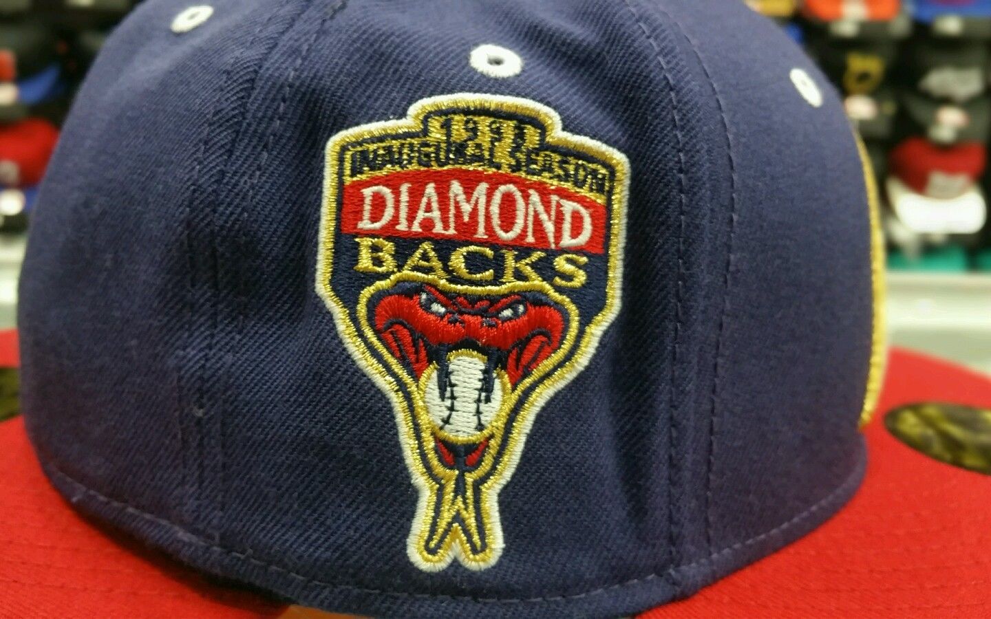 Casquette ajustée 59FIFTY Game Day Overlap Arizona Diamondbacks New Era pour hommes, noire Casquette ajustée 59FIFTY Game Day Overlap Arizona Diamondbacks New Era pour hommes, noire