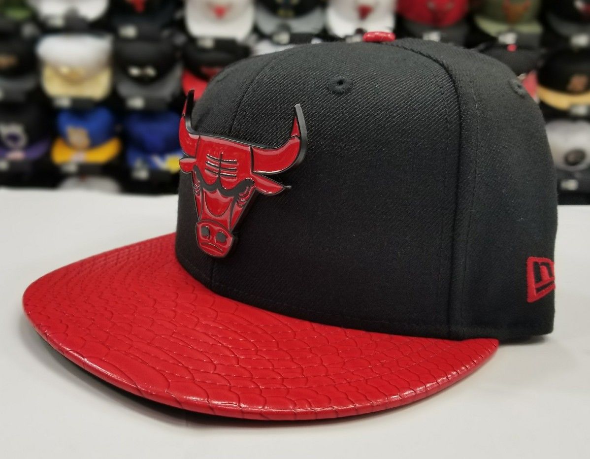 Shop New Era Chicago Bulls 950 City Edition Hat 60294491-ERA red