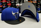 Matching New Era 59Fifty Chicago Bulls Fitted Hat for Jordan 5 Royal Blue Suede
