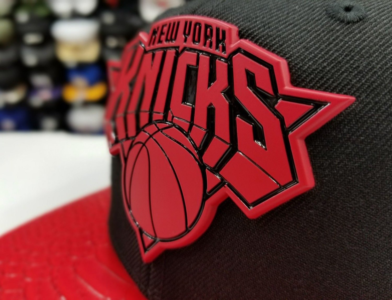 New Era 9FIFTY NBA New York Knicks Black / Red