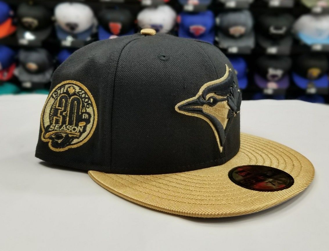 Men's New Era Black/Gold Toronto Blue Jays 59FIFTY Fitted Hat