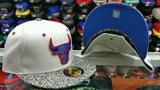 Matching New Era Chicago Bulls 5950 fitted hat for Jordan 3 True Blue