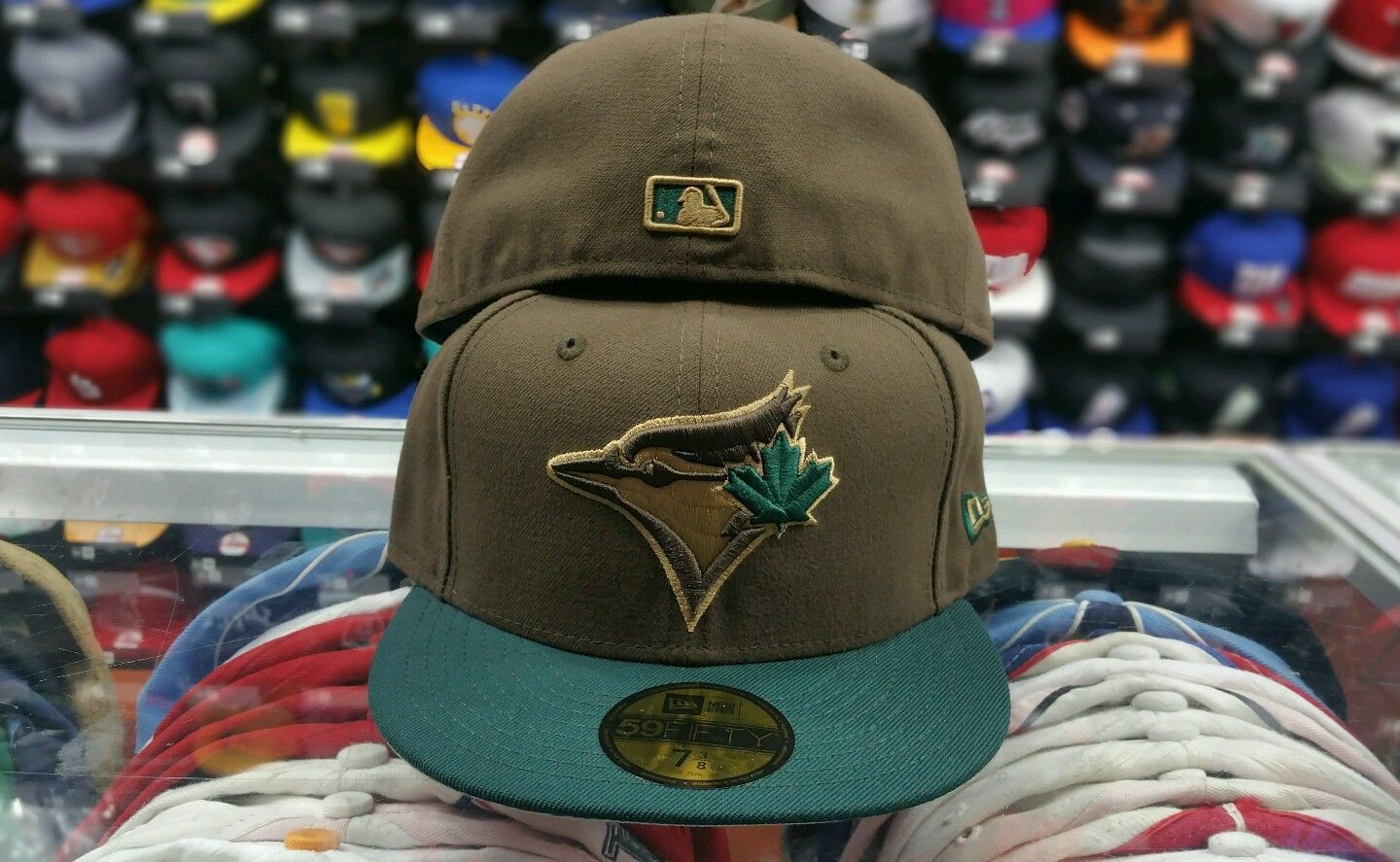 grey blue jays fitted