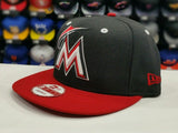 Exclusive New Era MLB Miami Marlins Black / Red 9Fifty Snapback