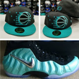 Matching New Era Orlando Magic Fitted Hat for Nike Foamposite Island Green Foams