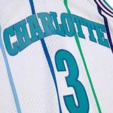 Charlotte Hornets Rex Chapman Mitchell & Ness White 1988-89 Hardwood Classics Swingman Jersey