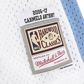 Carmelo Anthony Denver Nuggets Mitchell & Ness 2003-04 Hardwood Classics  Swingman Jersey - Powder Blue