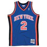 New York Knicks 1998-99 Larry Johnson Mitchell & Ness Swingman Jersey
