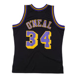 Los Angeles Lakers 1996-97 Shaquille O'Neal Mitchell & Ness Black Swingman Jersey