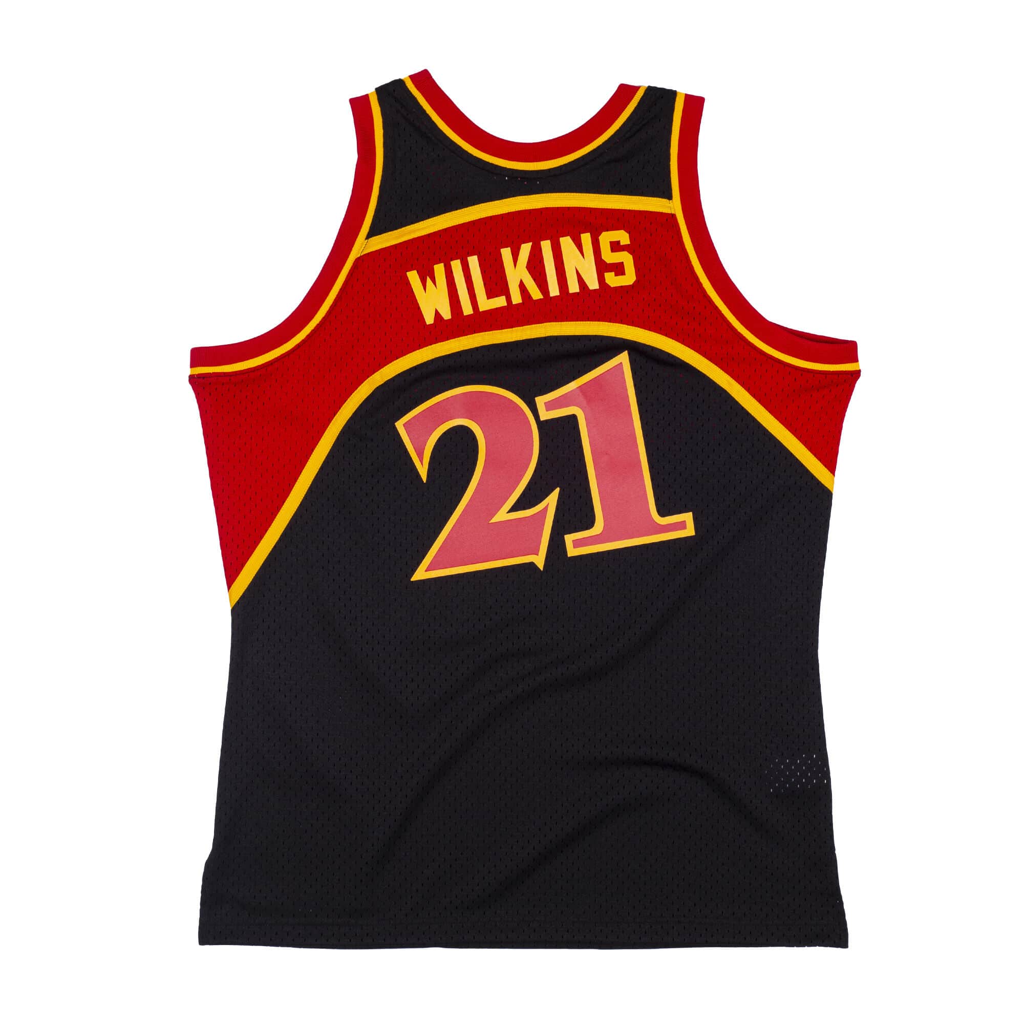 Black Atlanta Hawks 1986-87 Dominique Wilkins Mitchell & Ness NBA Men' Exclusive Fitted Inc. Black Atlanta Hawks 1986-87 Dominique Wilkins Mitchell & Ness NBA Men' Exclusive Fitted Inc.