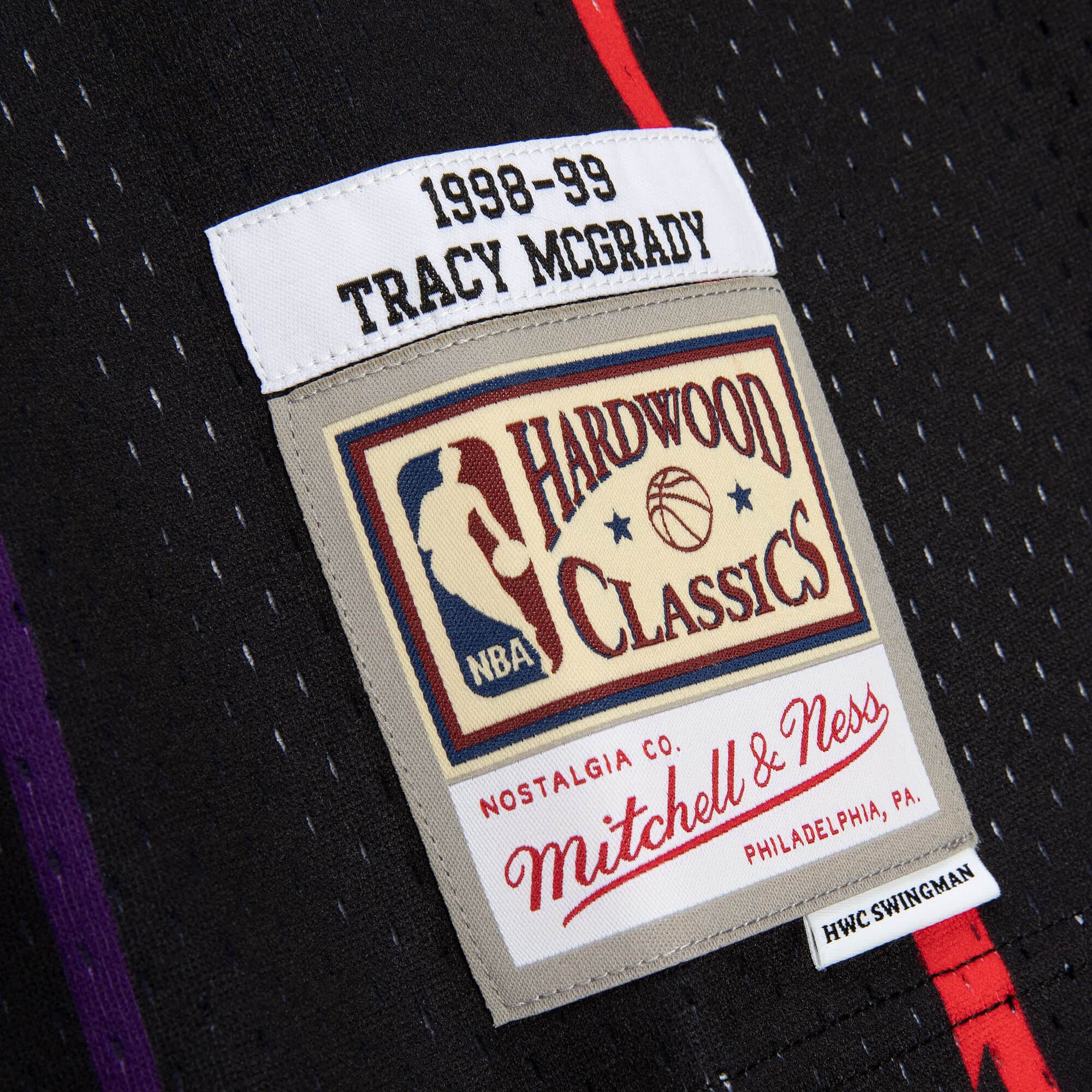 Official tracy mcgrady houston rockets mitchell and ness hardwood