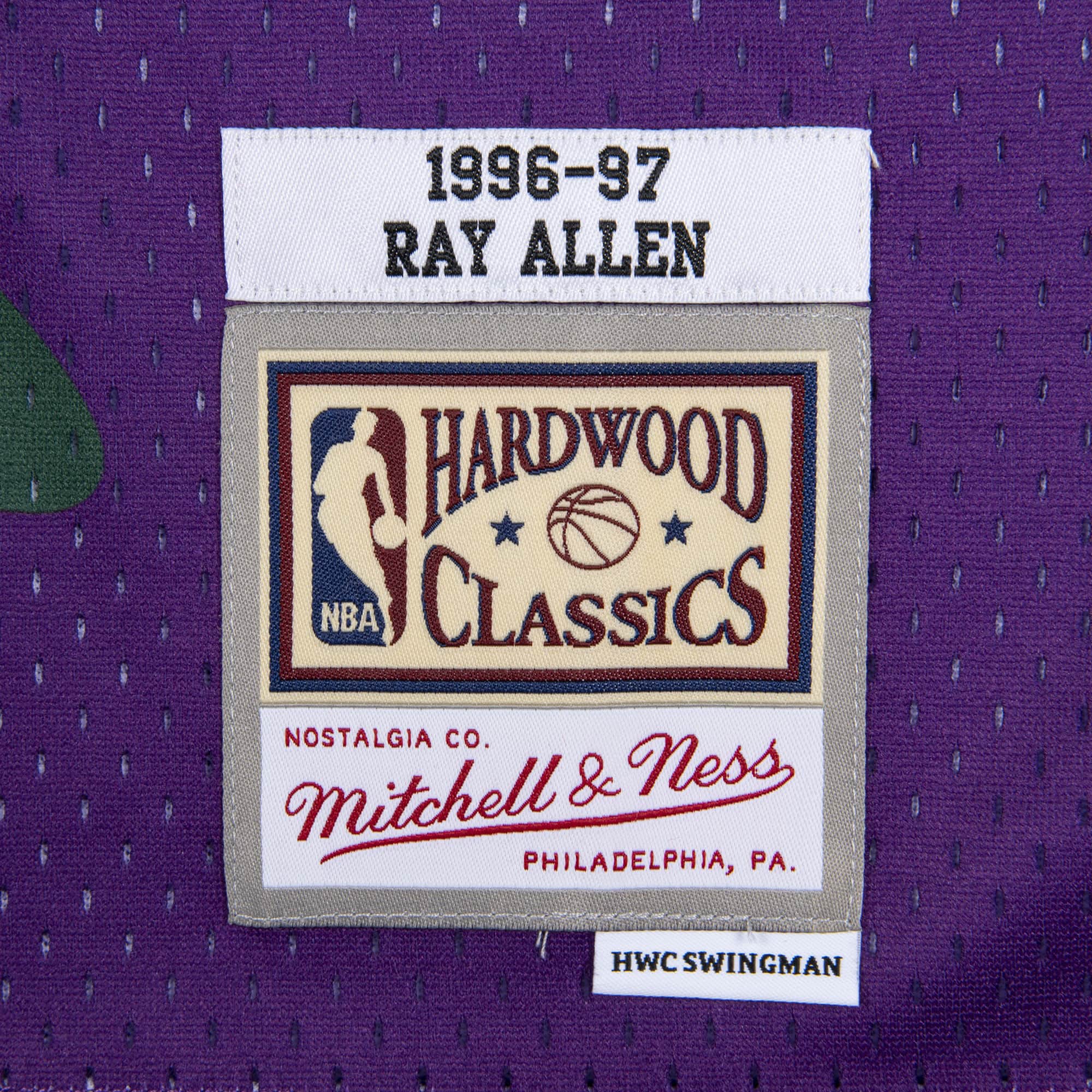 Ray Allen Milwaukee Bucks Mitchell & Ness Green Swingman Jersey Nba, L / Green